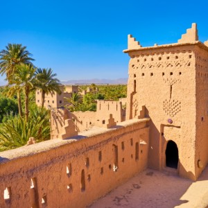 Kasbah Amahidil in Skoura oasis, Ouarzazate district, Morocco