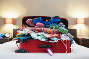 Planning ahead will help avoid an over stuffed suitcase.